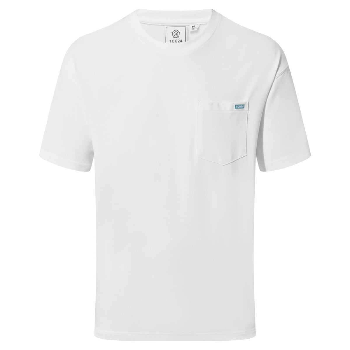 Denva Mens Oversized Premium Heavyweight Jersey T-Shirt - Optic White - Image 6