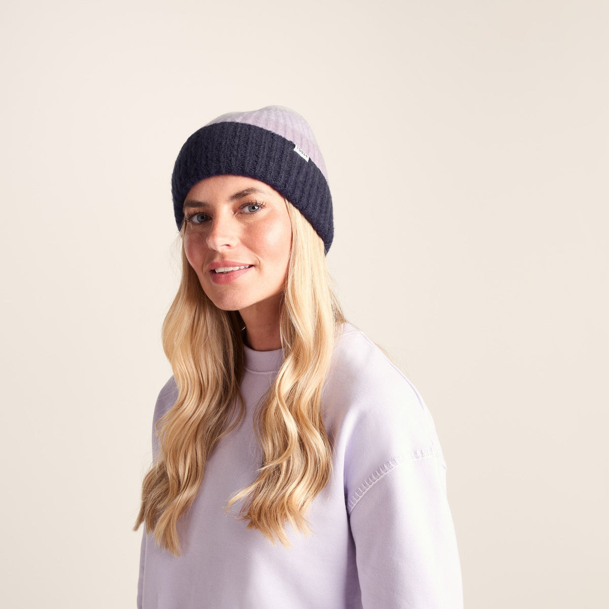 Desmon Knit Hat - Lavender Grey - Image 2