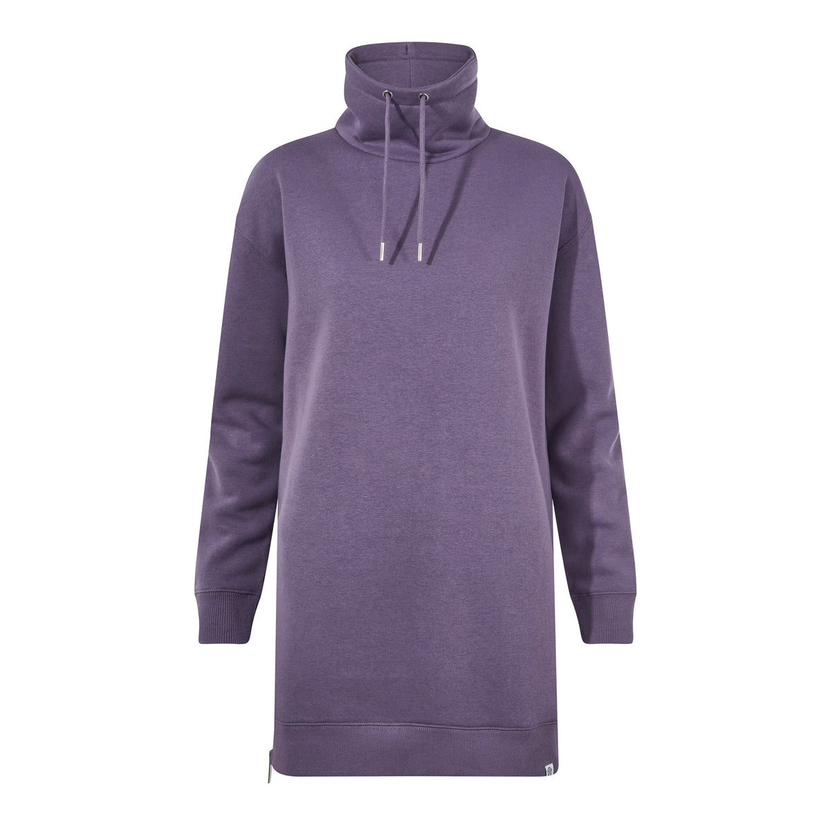 Drakeford Womens Supersoft Longline Sweat - Smokey Purple - Image 7