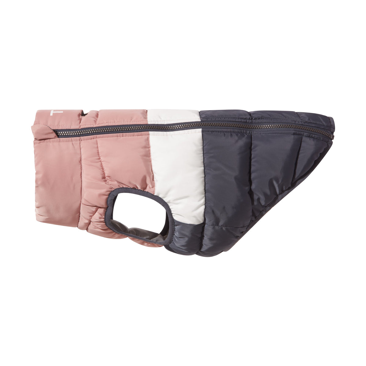 Fetch Padded Dog Coat - Faded Pink/Ice Grey/Washed Blue - Image 5