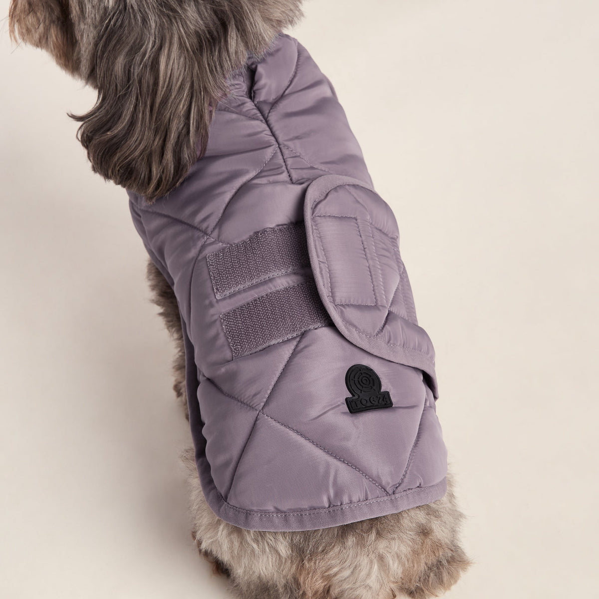 Fido Padded Dog Coat XS - Dusky Lilac - Image 3