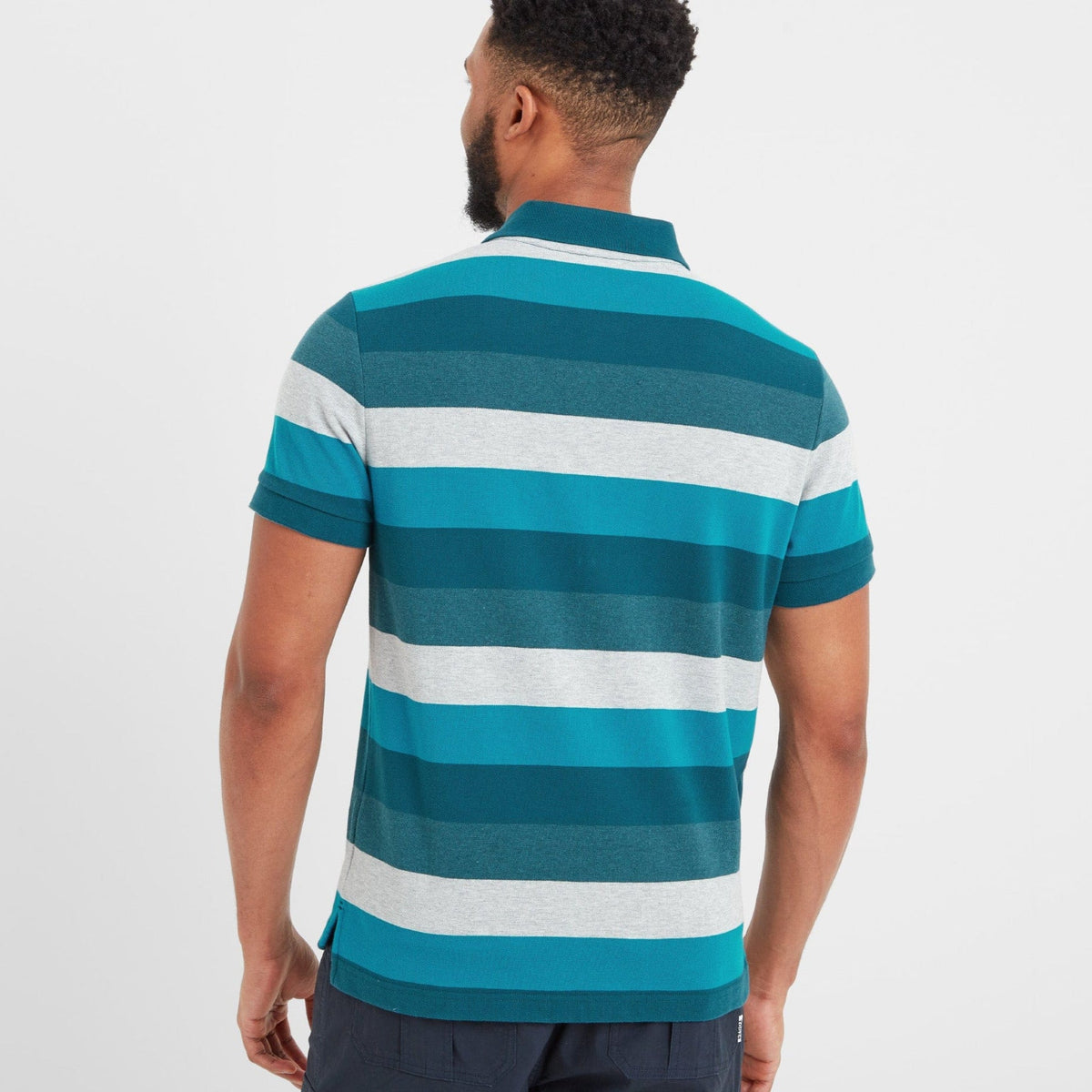 Flaxby Mens Polo - Lagoon Blue - Image 2