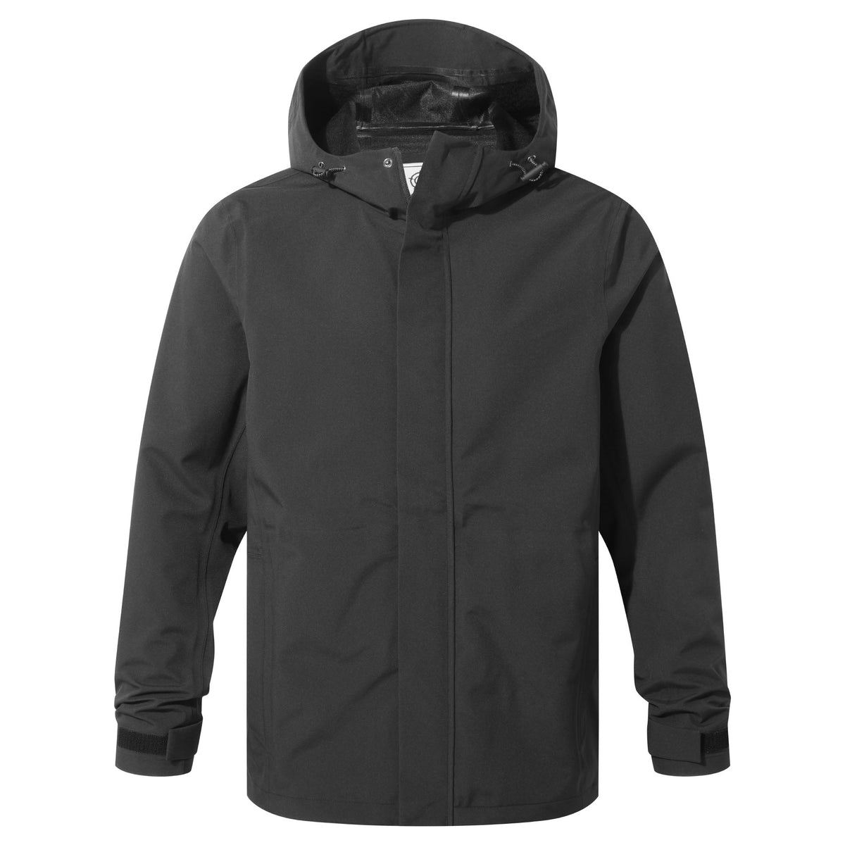 Flynn Mens Waterproof Jacket - Black - Image 8