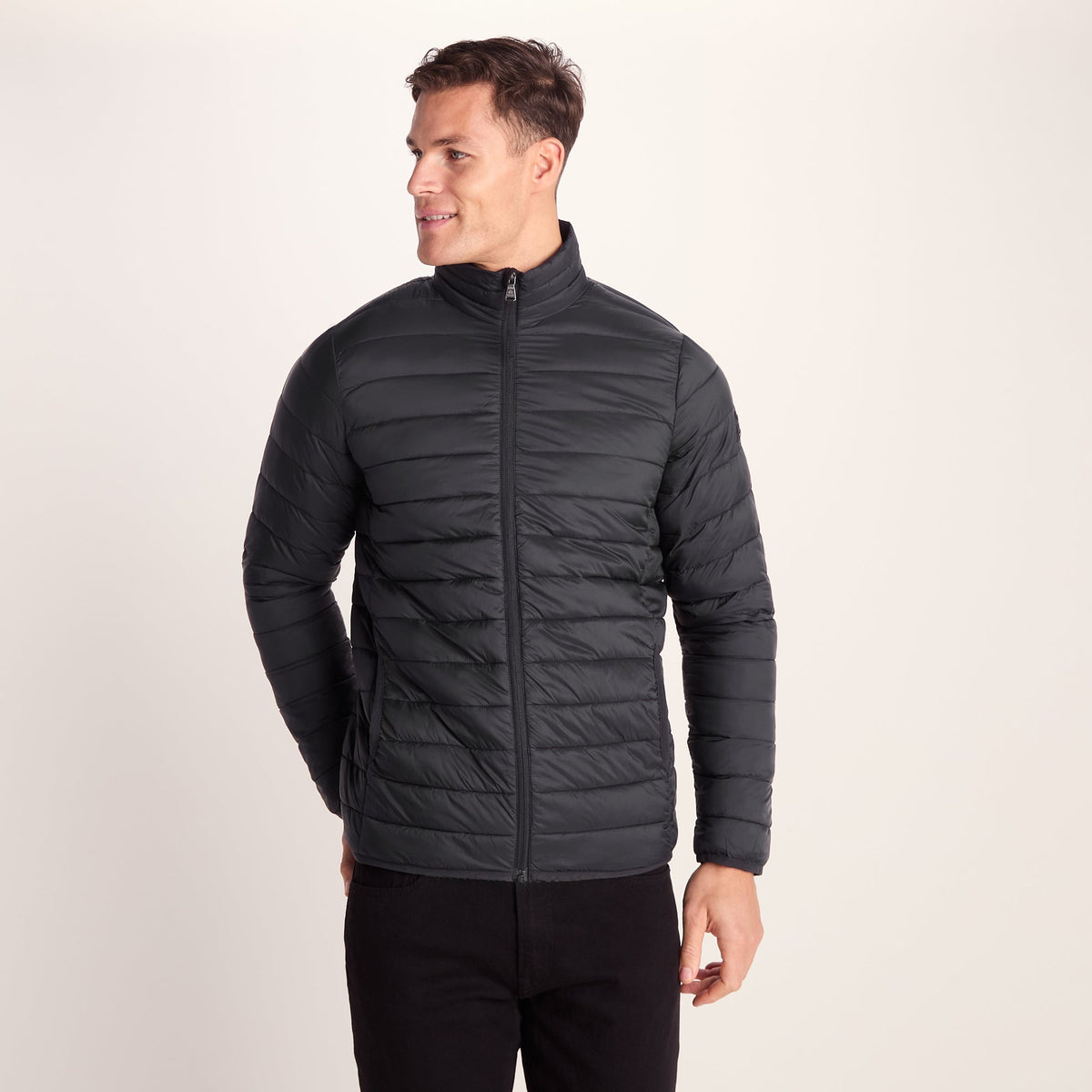 Gibson Mens Insulated Padded Jacket - Black - Image 2