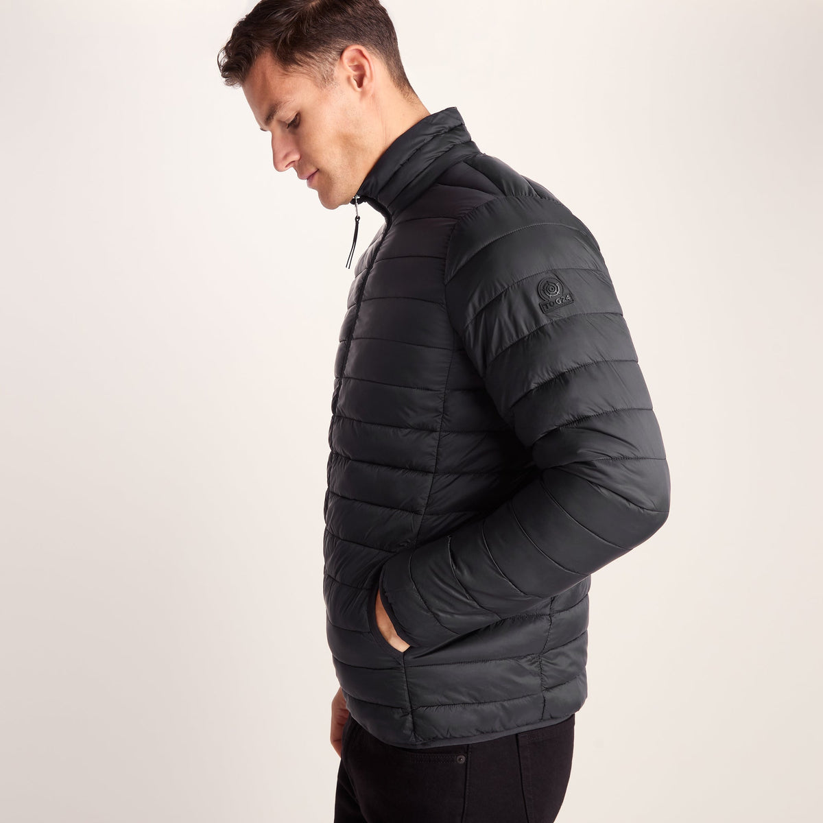 Gibson Mens Insulated Padded Jacket - Black - Image 6