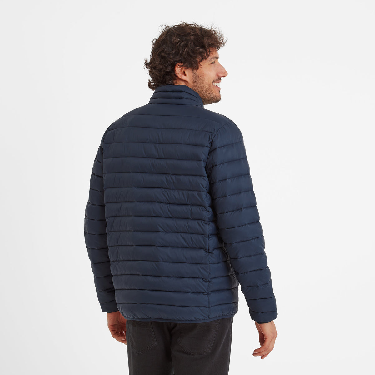 Gibson Mens Insulated Padded Jacket - Dark Indigo - Image 4