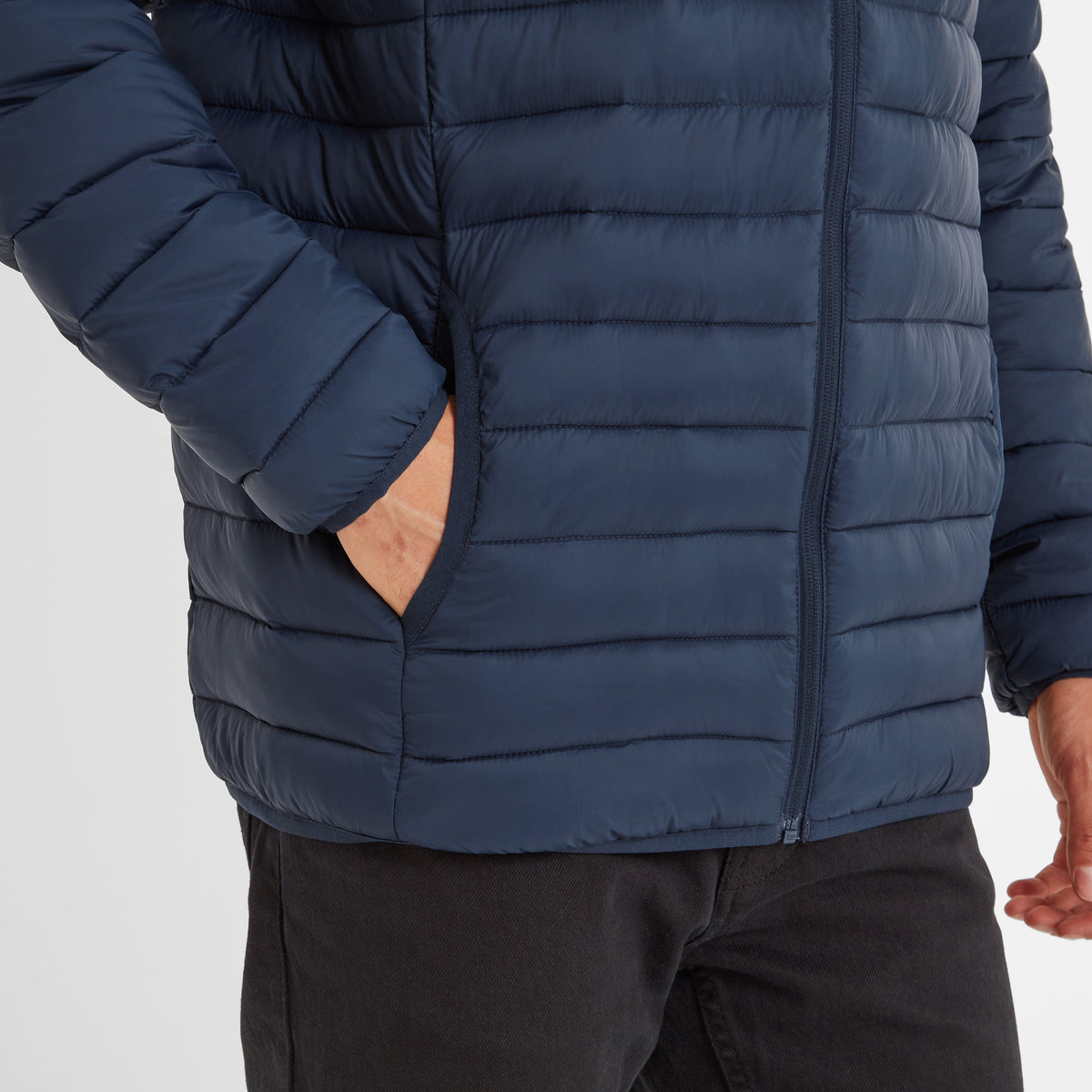 Gibson Mens Insulated Padded Jacket - Dark Indigo - Image 7
