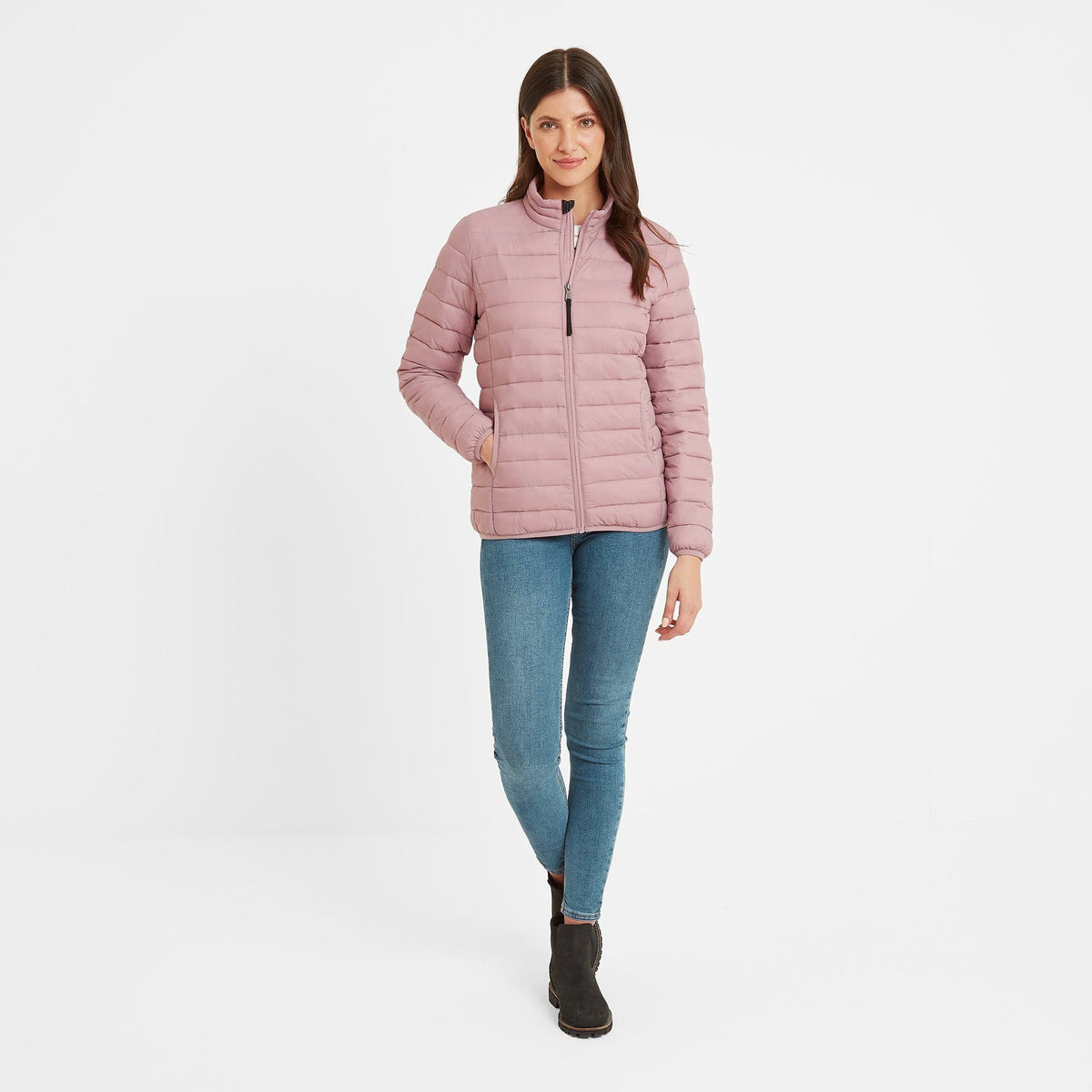 Gibson Womens Insulated Padded Jacket - Faded Pink - Image 5