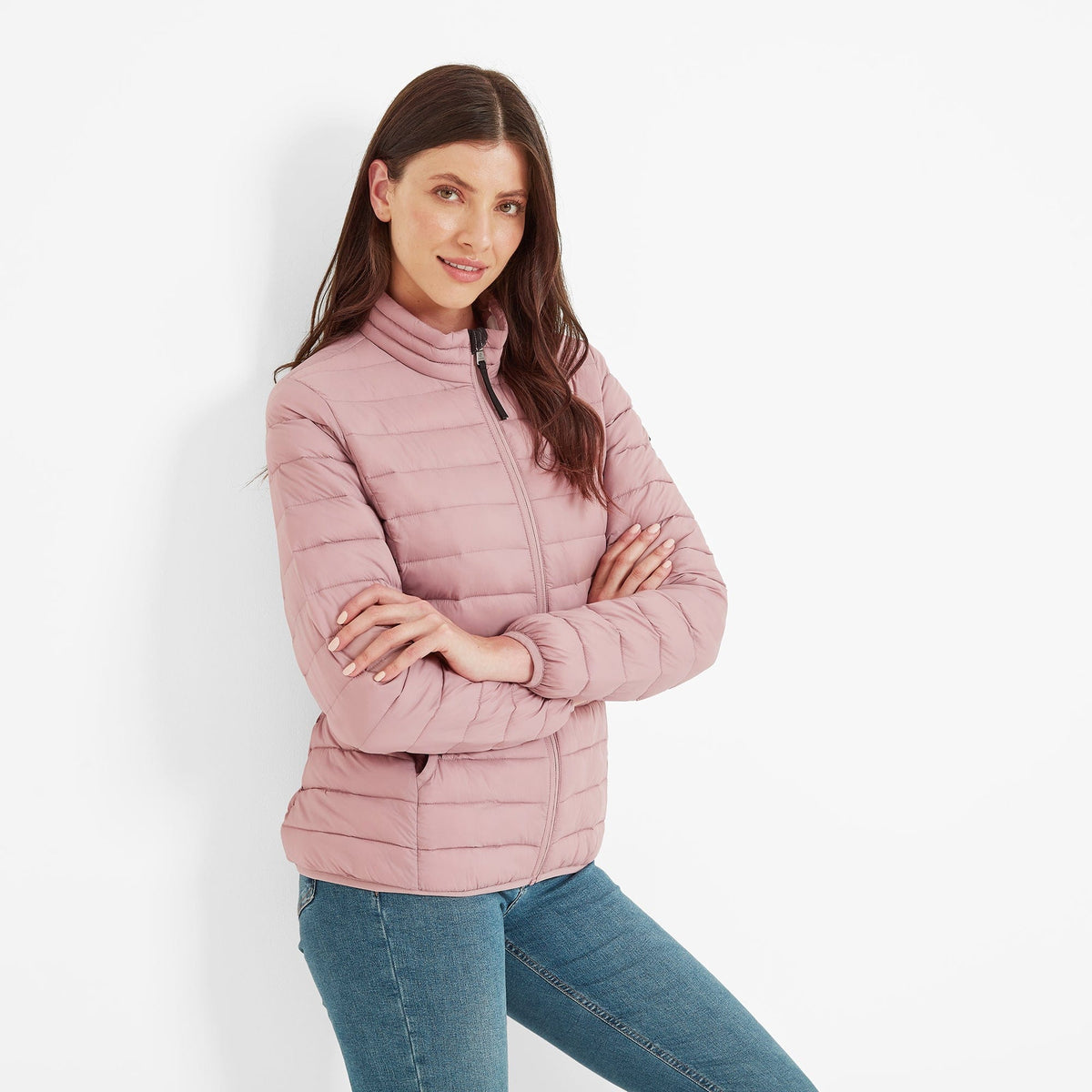 Gibson Womens Insulated Padded Jacket - Faded Pink - Image 7