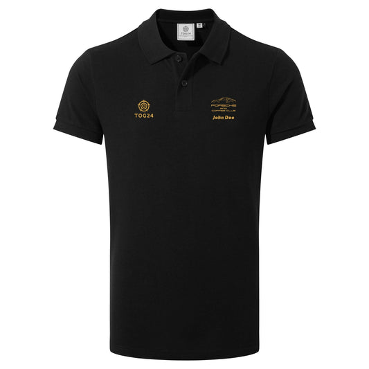 Porsche & Coffee Club Coupe Mens - Hamerton Polo Shirt Black