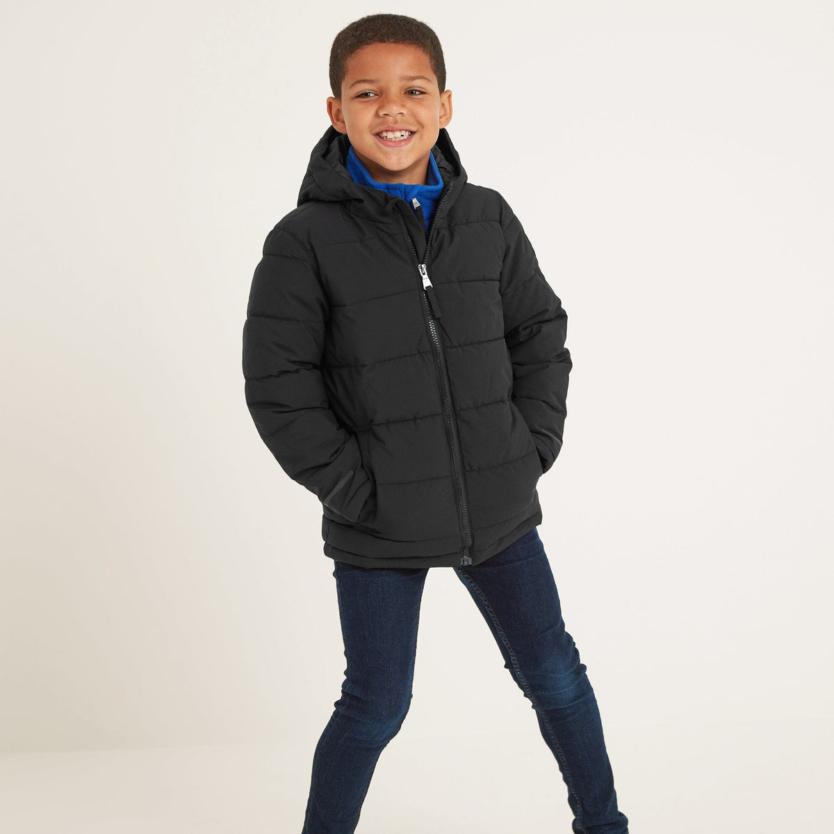 Harecroft Kids Padded Jacket - Black - Image 2