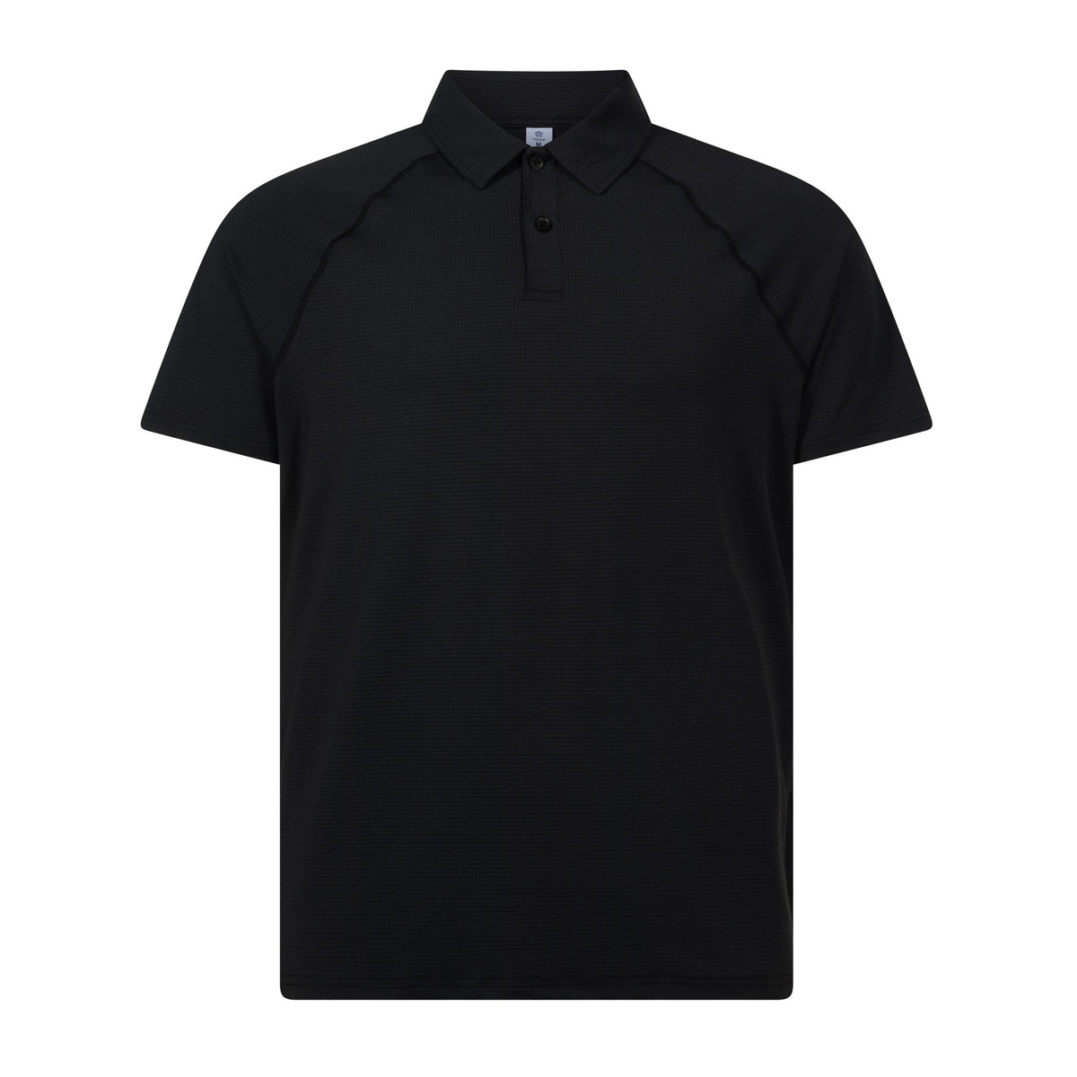 Hector Mens Performance Polo Shirt - Black - Image 6