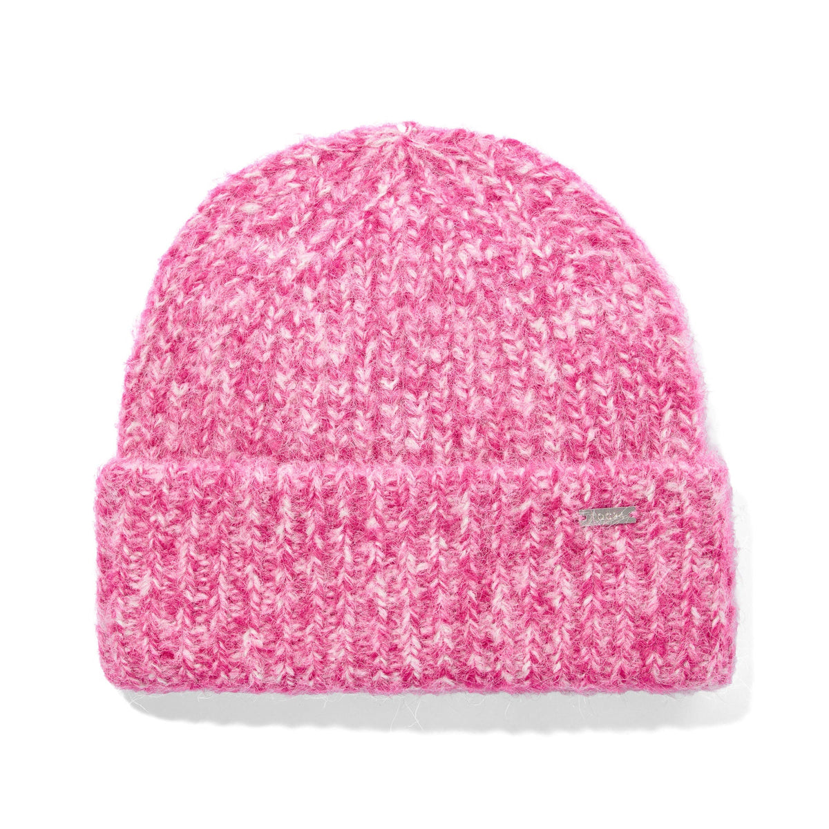 Isabella Supersoft Chunky Knit Beanie - Rich Pink Melange - Image 4