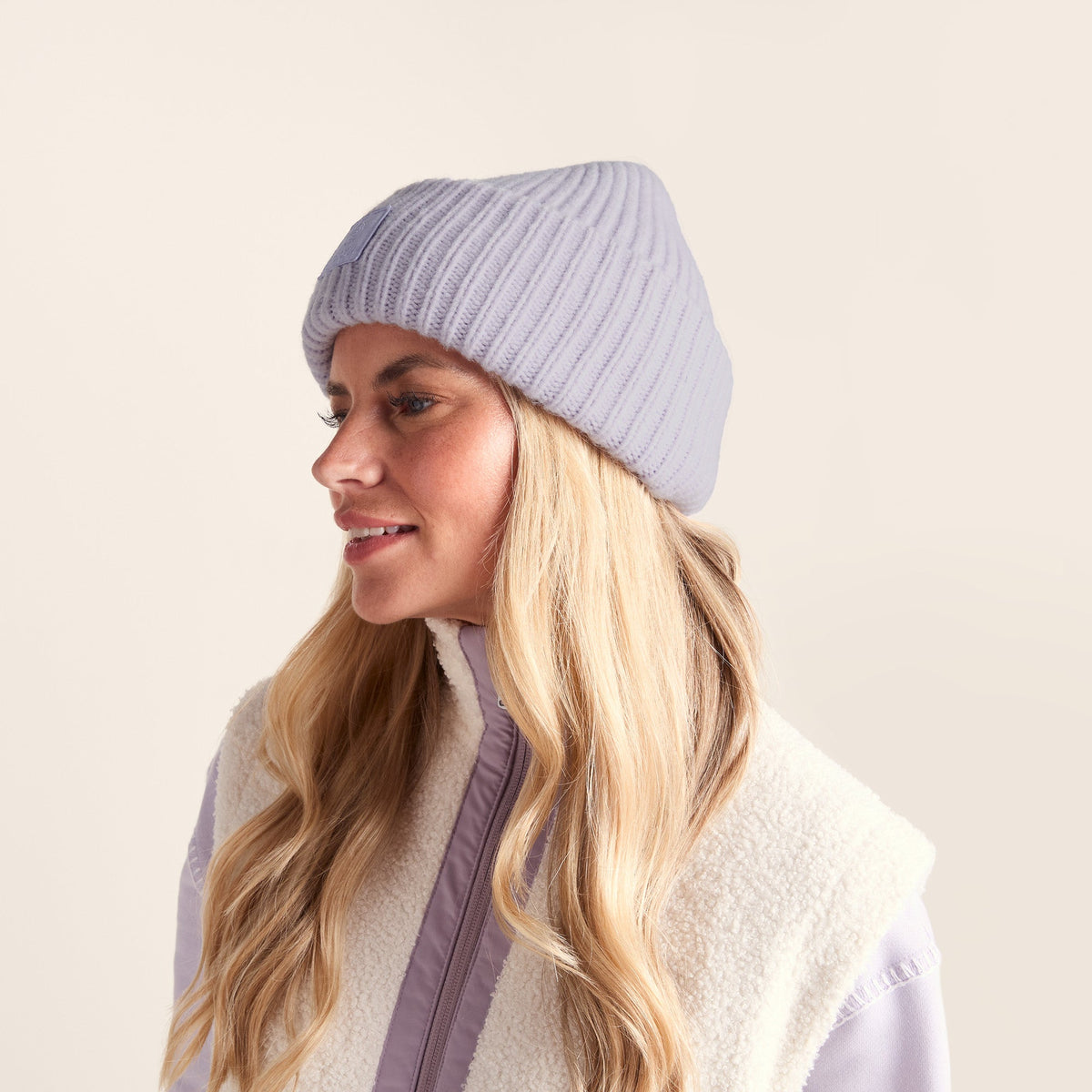 Jendon Knit Hat - Pale Lilac - Image 3