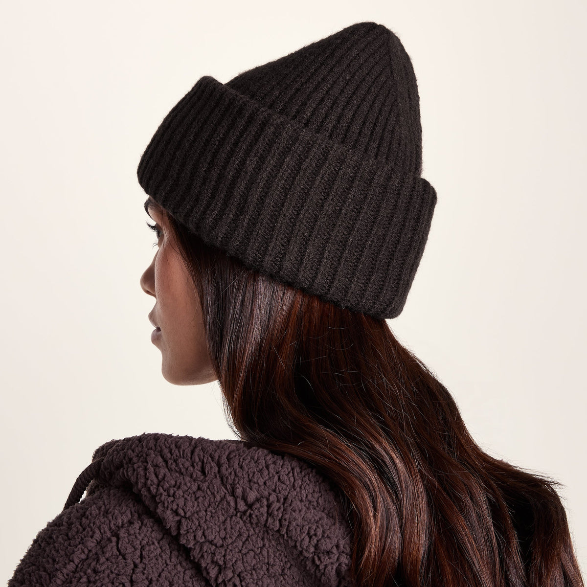 Jendon Knit Hat - Chocolate Brown - Image 3