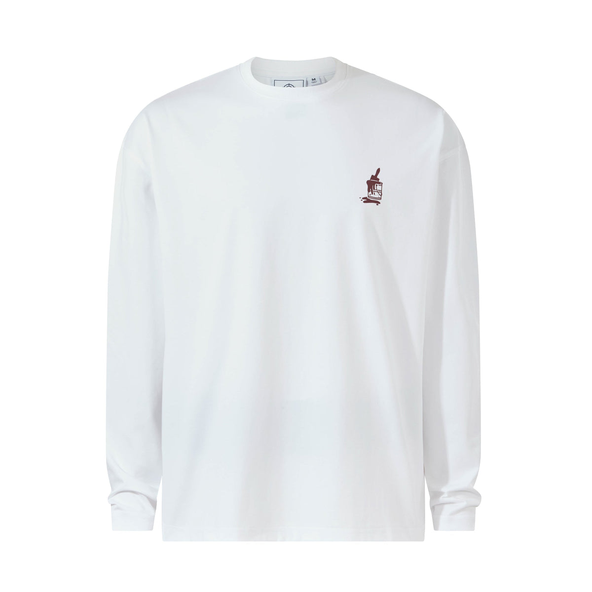 Kaycee Mens Premium Heavyweight 100% Cotton Jersey Top - Optic White - Image 8
