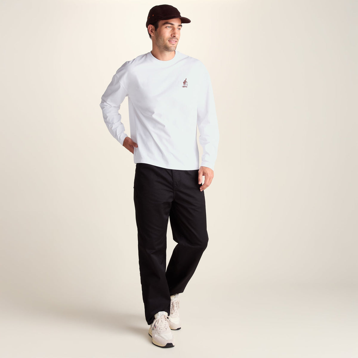 Kaycee Mens Premium Heavyweight 100% Cotton Jersey Top - Optic White - Image 3