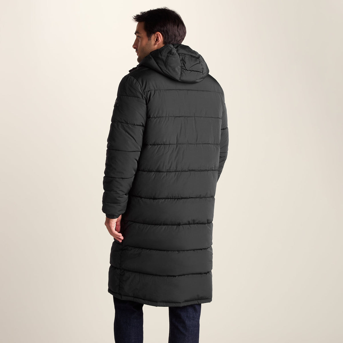 Langrick Mens Long Insulated Jacket - Black - Image 5