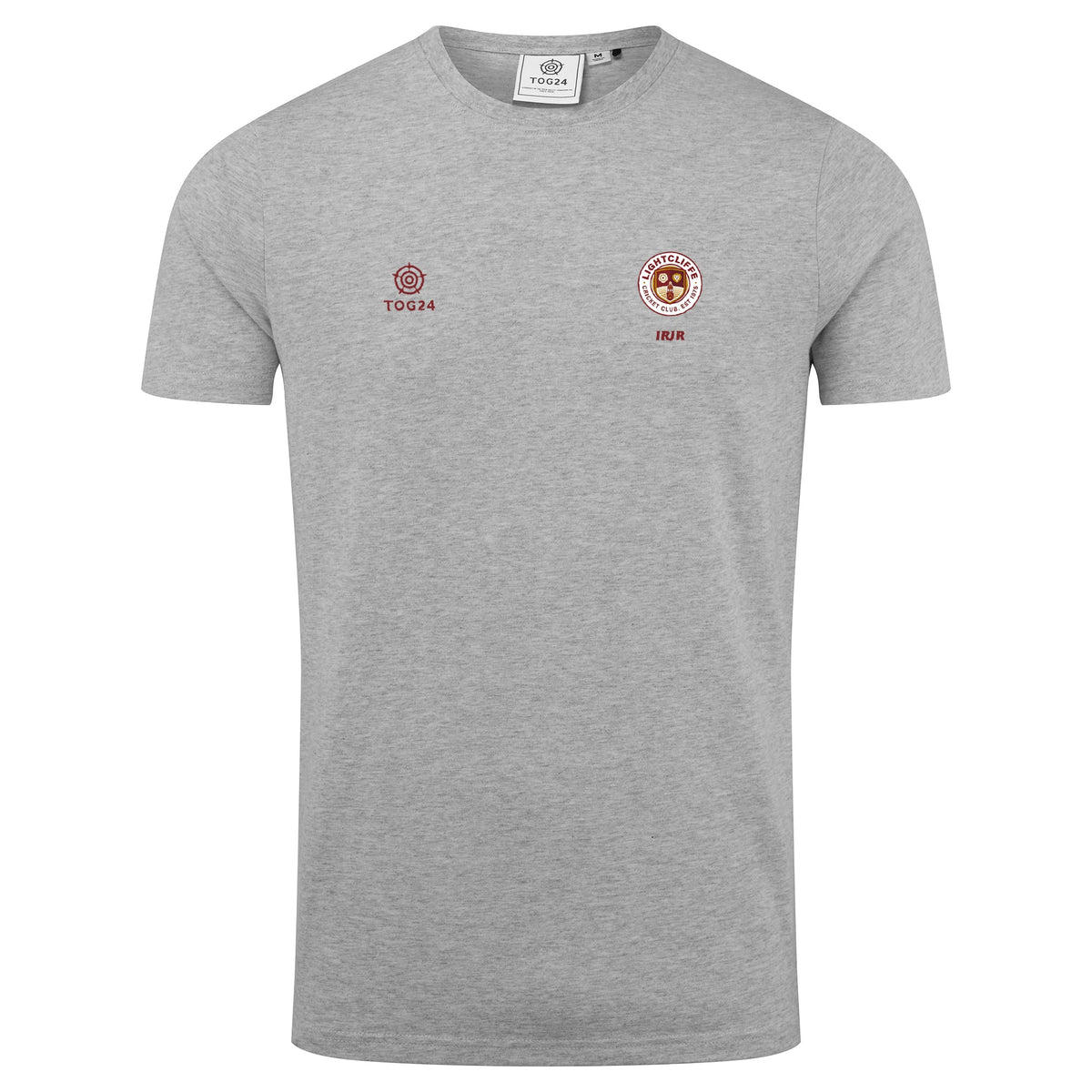 Lightcliffe CC Mens - Longley T-Shirt Grey Marl - Image 2