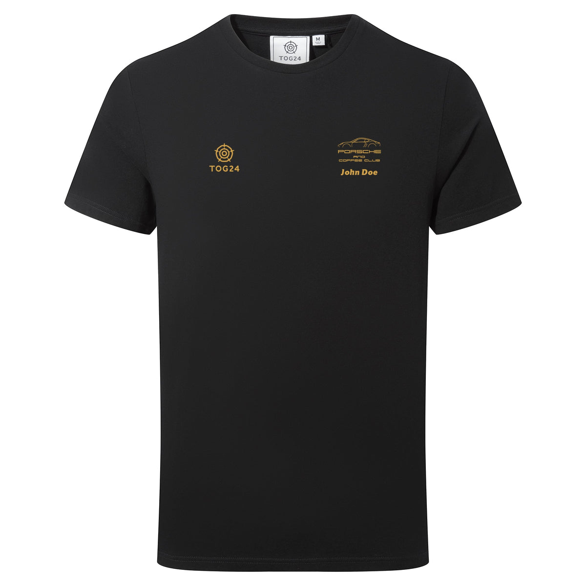 Porsche & Coffee Club Coupe Mens - Longley T-Shirt Black