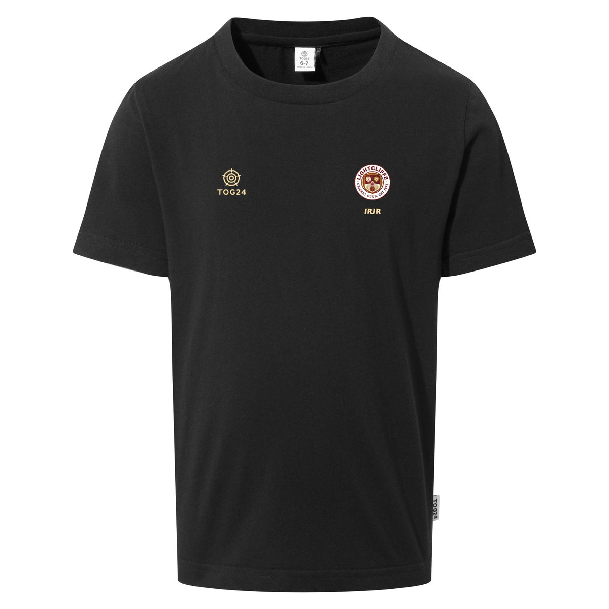 Lightcliffe CC Kids - Longley T-Shirt Black - Image 2