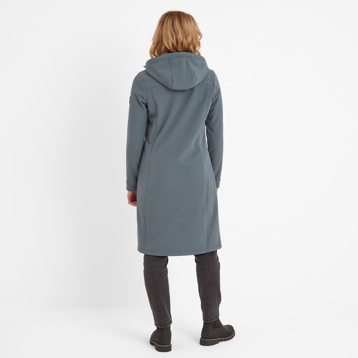 Marina Womens Long Water Resistant Softshell Jacket - Graphite - Image 4