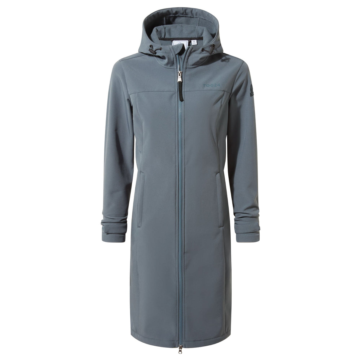 Marina Womens Long Water Resistant Softshell Jacket - Graphite - Image 8