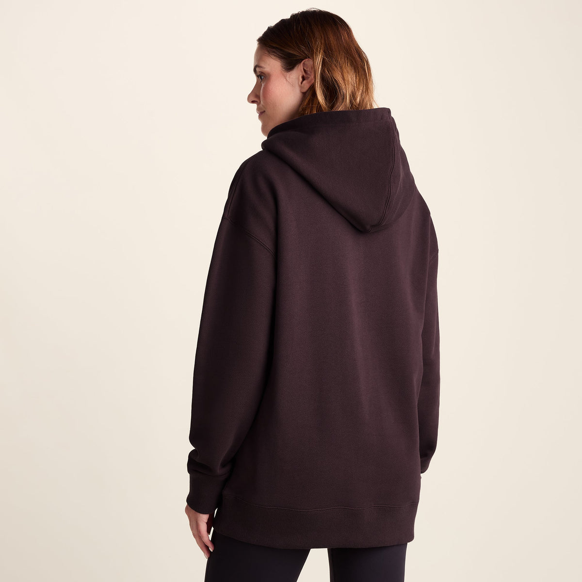 Meera Womens 100% Cotton Relaxed Fit Hoody - Huckleberry - Image 3