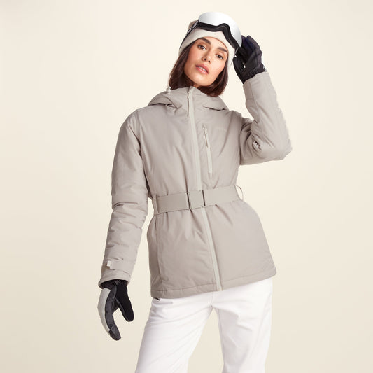 Meribel Womens Performance Waterproof Ski Jacket - Simply Taupe