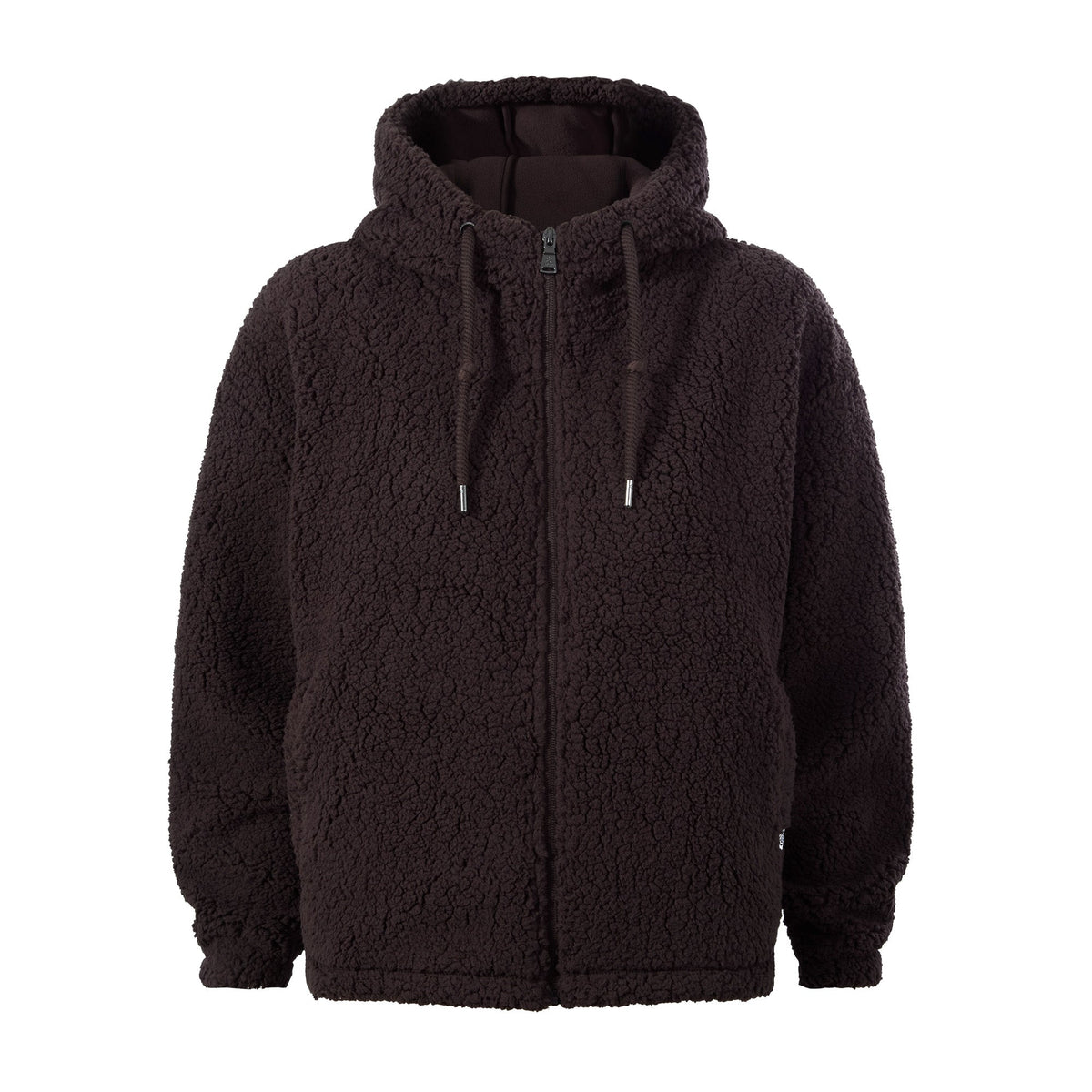 Olivia Womens Relaxed Fit Sherpa Fleece - Chocolate Brown - Image 8
