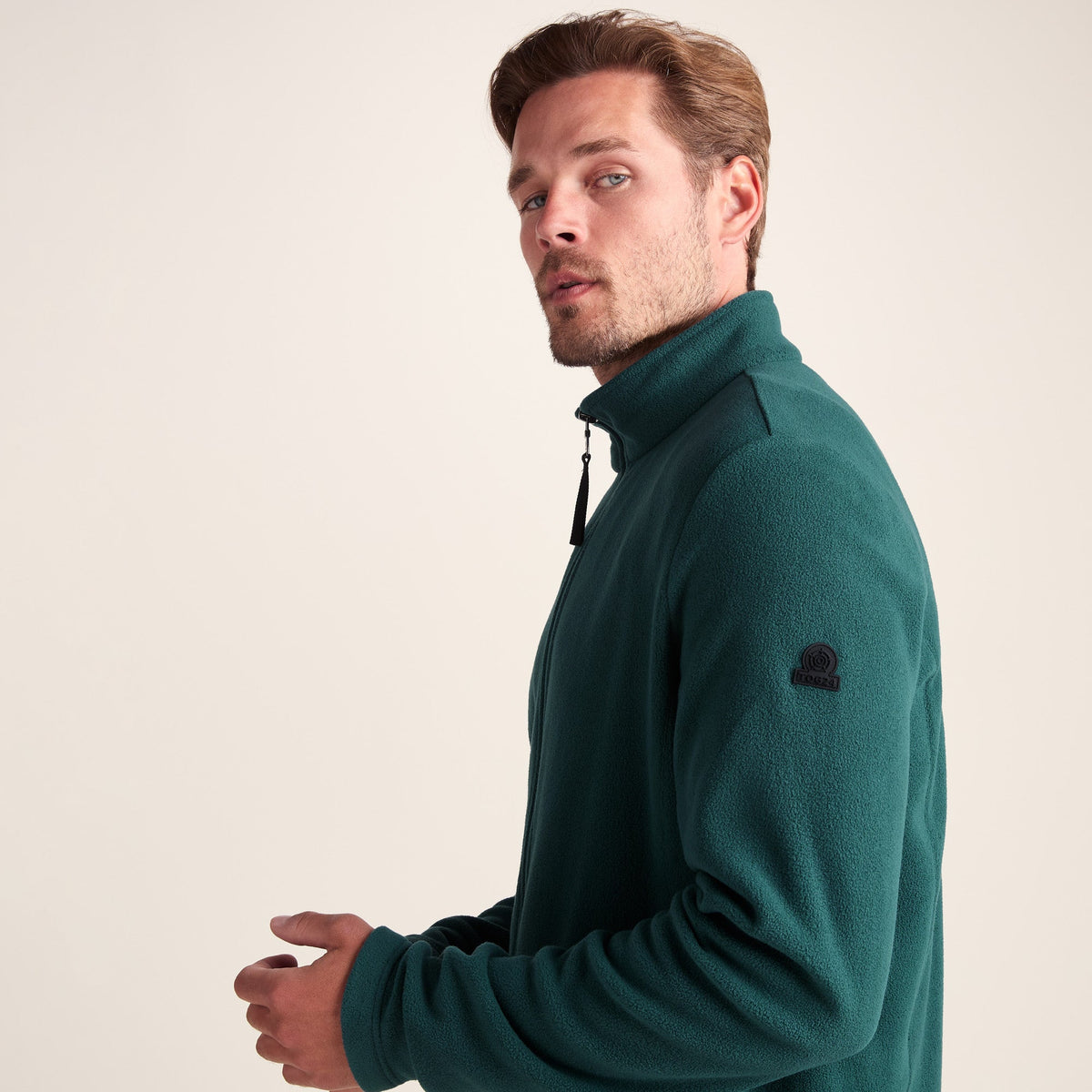 Revive Mens Fleece Jacket - Dark Turquoise - Image 5