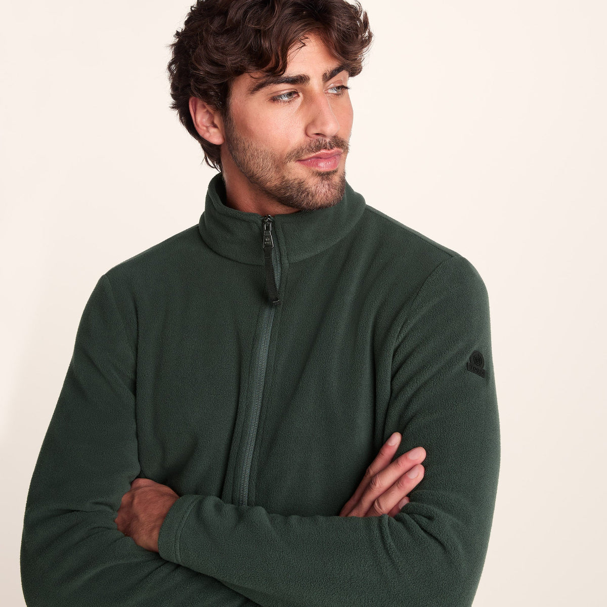 Revive Mens Fleece Jacket - Racing Green - Image 6