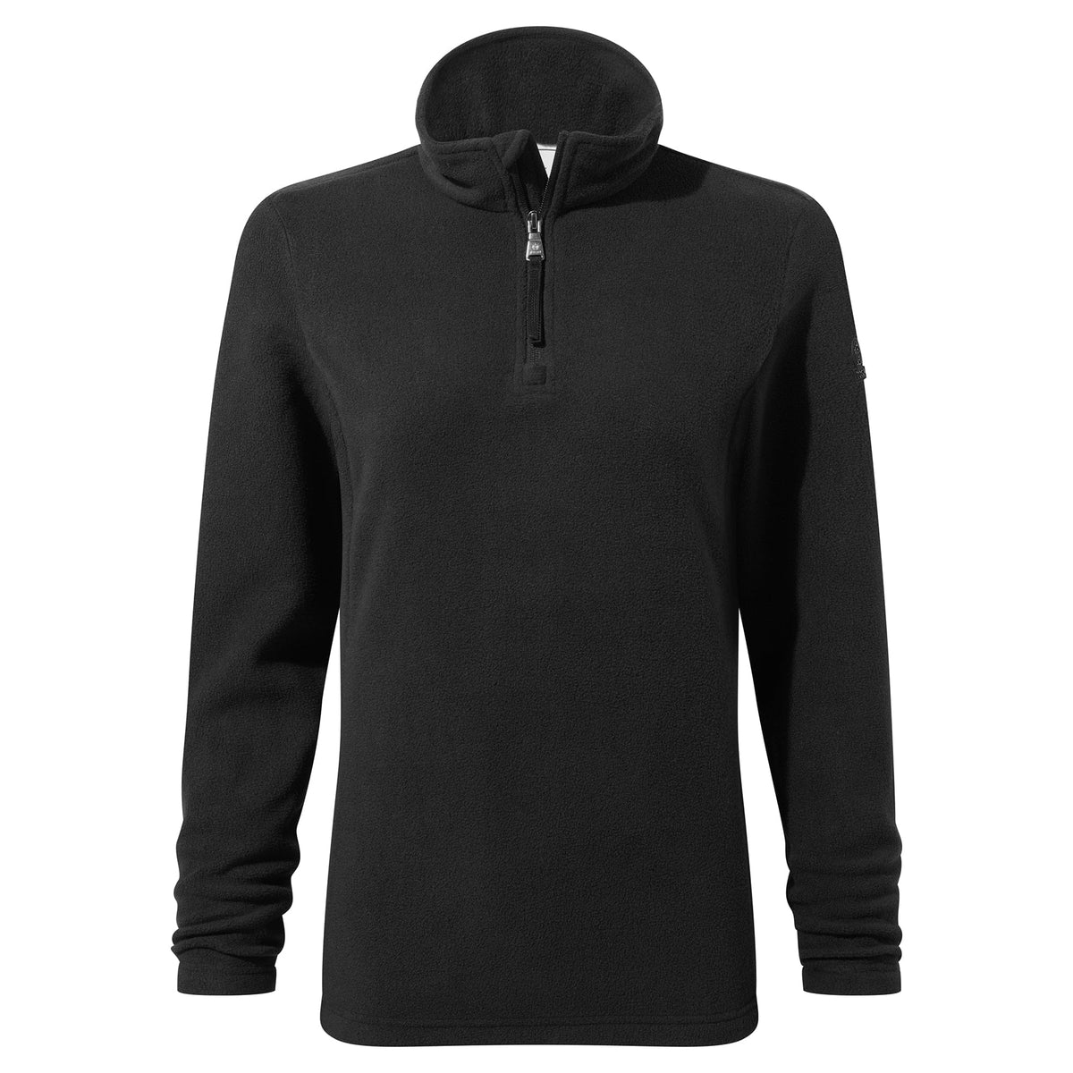 Revive Womens Quarter Zip Fleece - Black - Image 7