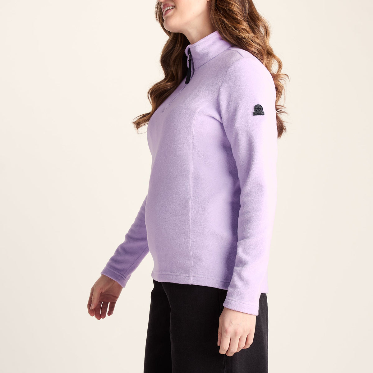 Revive Womens Quarter Zip Fleece - Lilac Blossom - Image 7