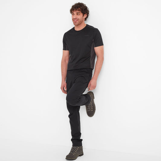 Silsden Mens Waterproof Trousers Regular - Black