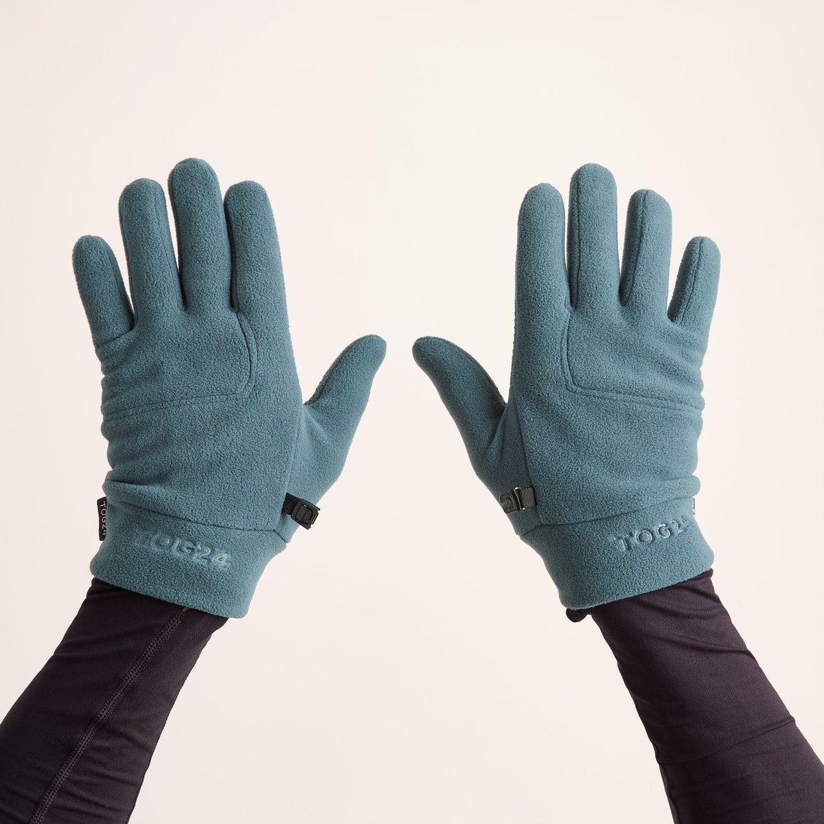 Stride Microfleece Gloves - Dark Turquoise - Image 2