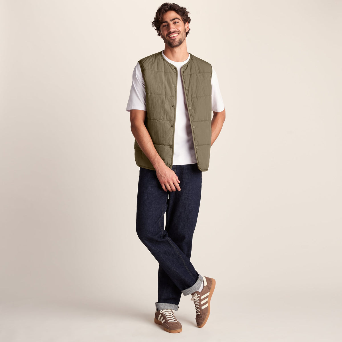 Chester Mens Waterproof Car Coat - Mushroom - Image 7