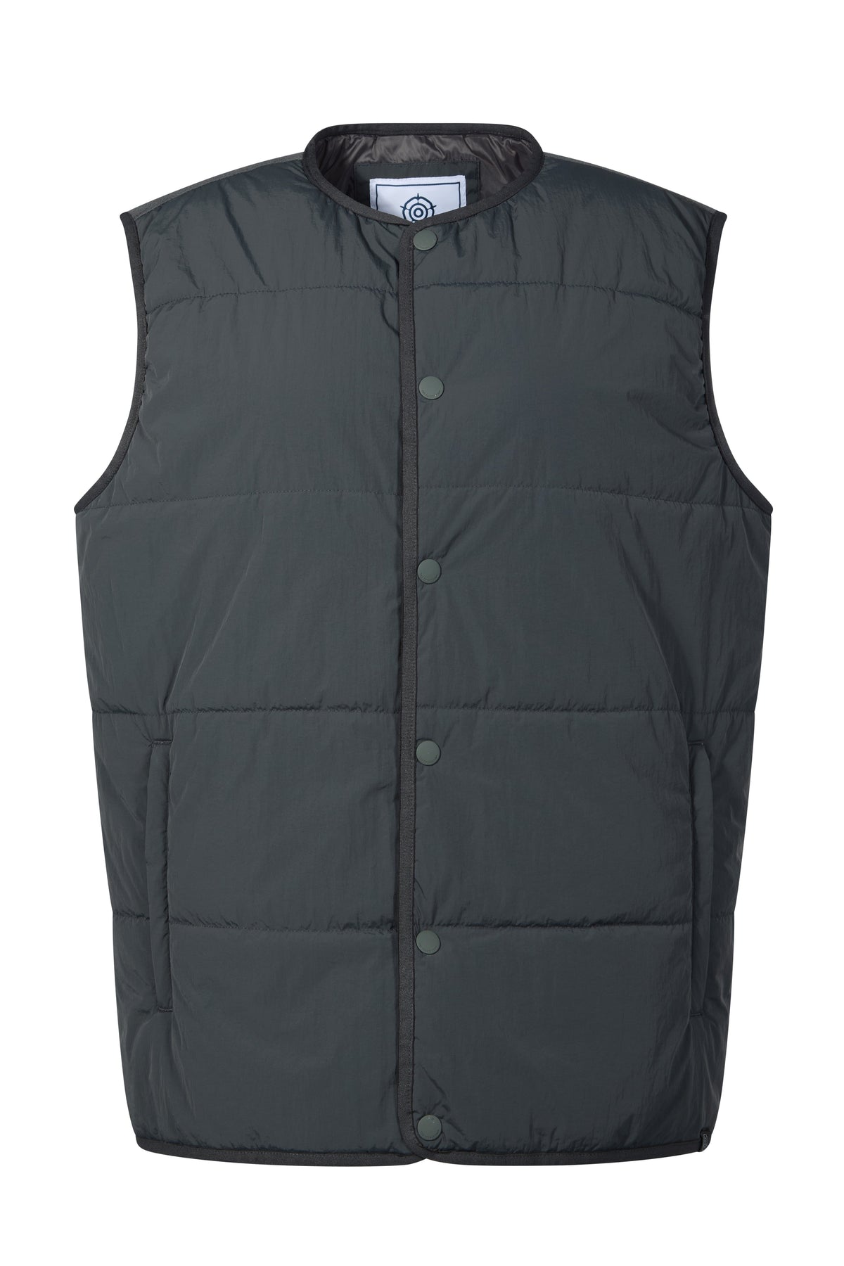 Sutterby Mens Shower Resistant Insulated Gilet - Deep Slate - Image 8