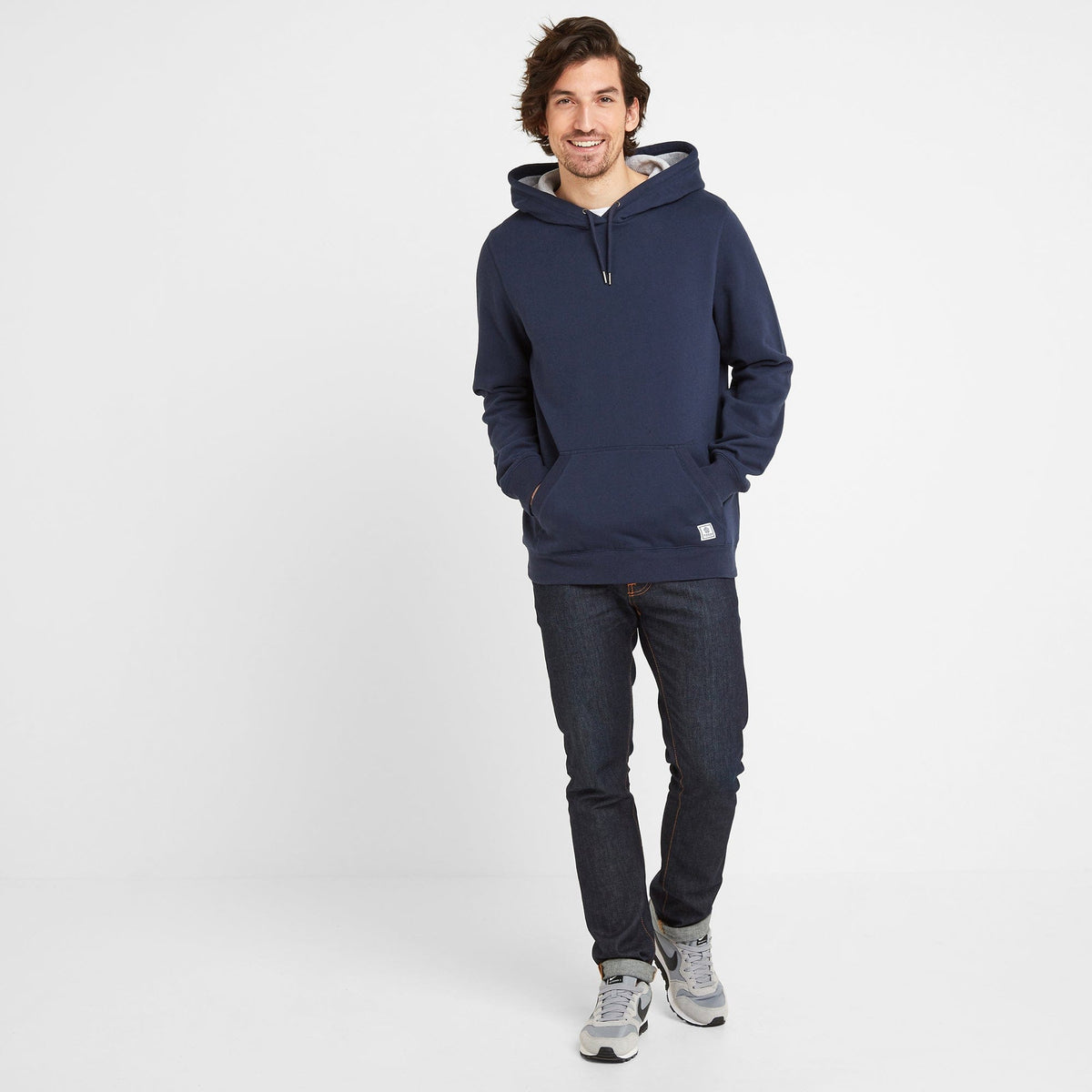 Thirsk Mens Hoody - Naval Blue - Image 4