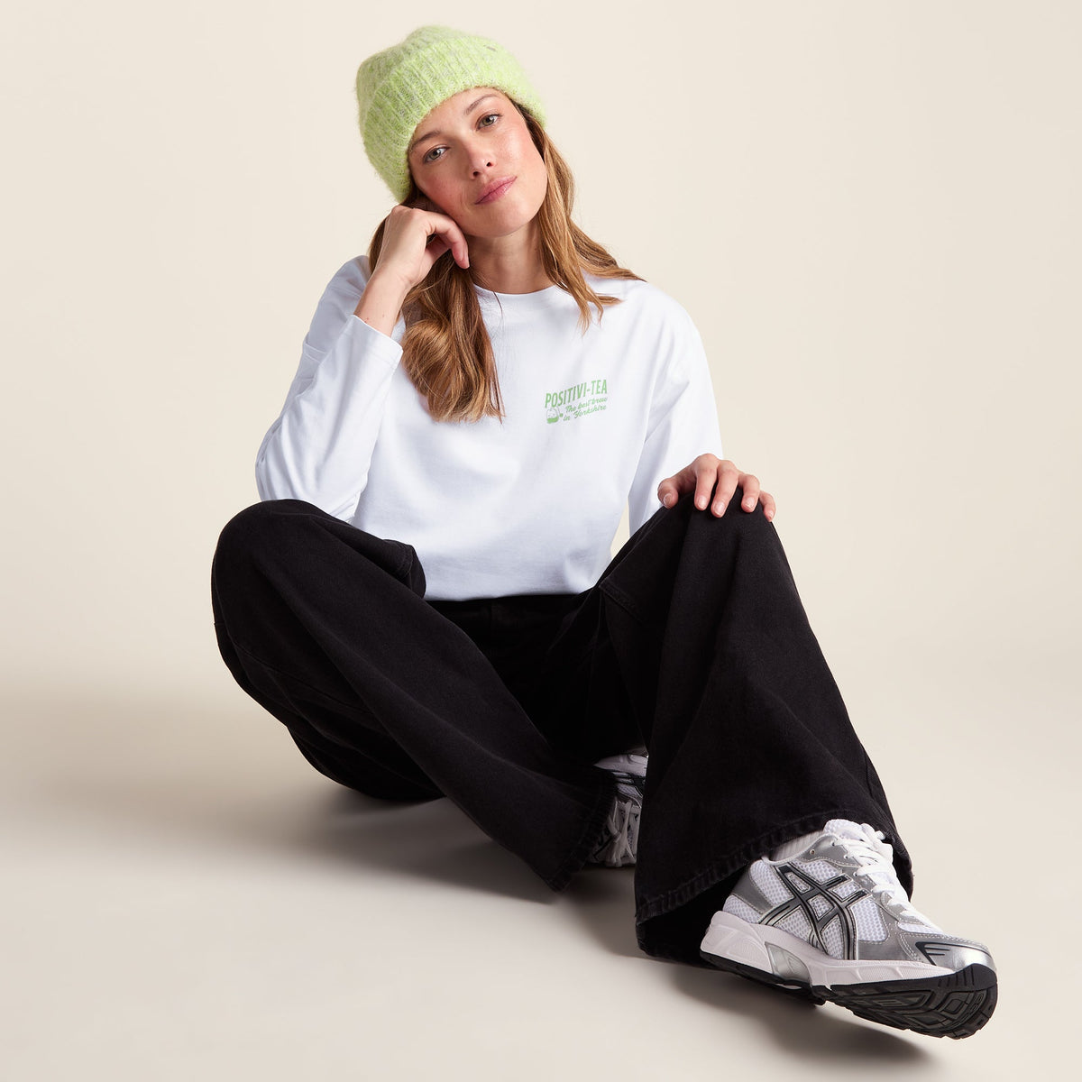 Tiana Womens Premium Heavyweight 100% Cotton Jersey Top - Optic White - Image 5