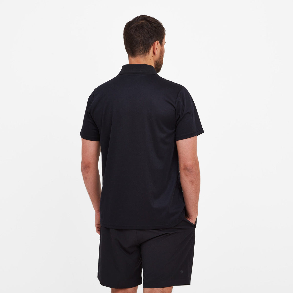 Torres Mens Tech Polo - Black - Image 2