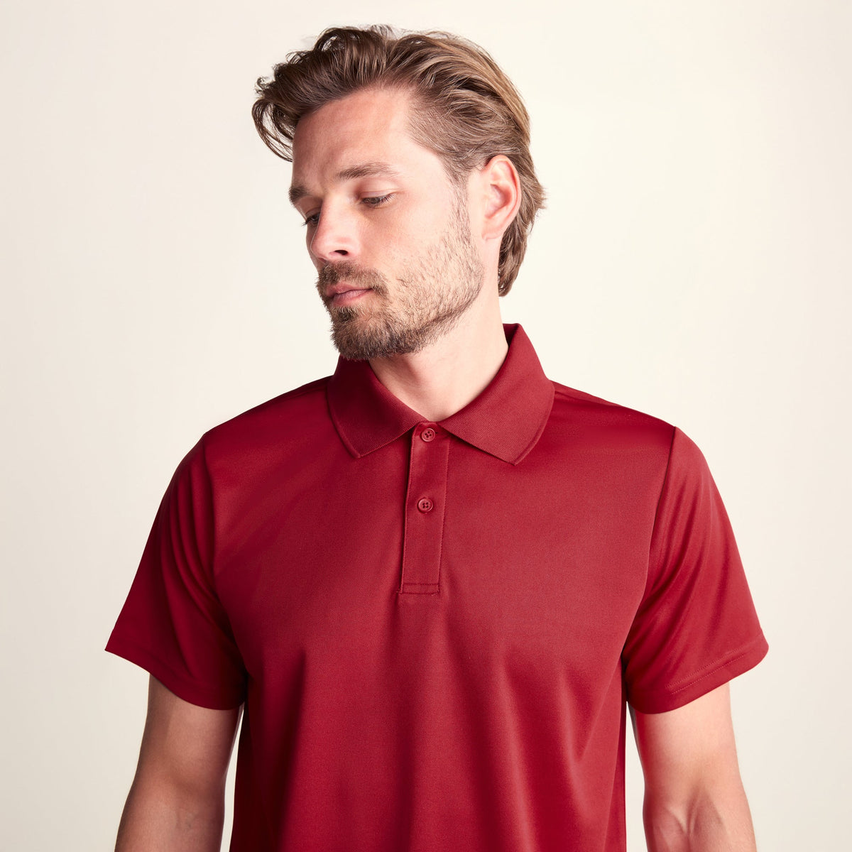 Torres Mens Tech Polo - Chilli - Image 5
