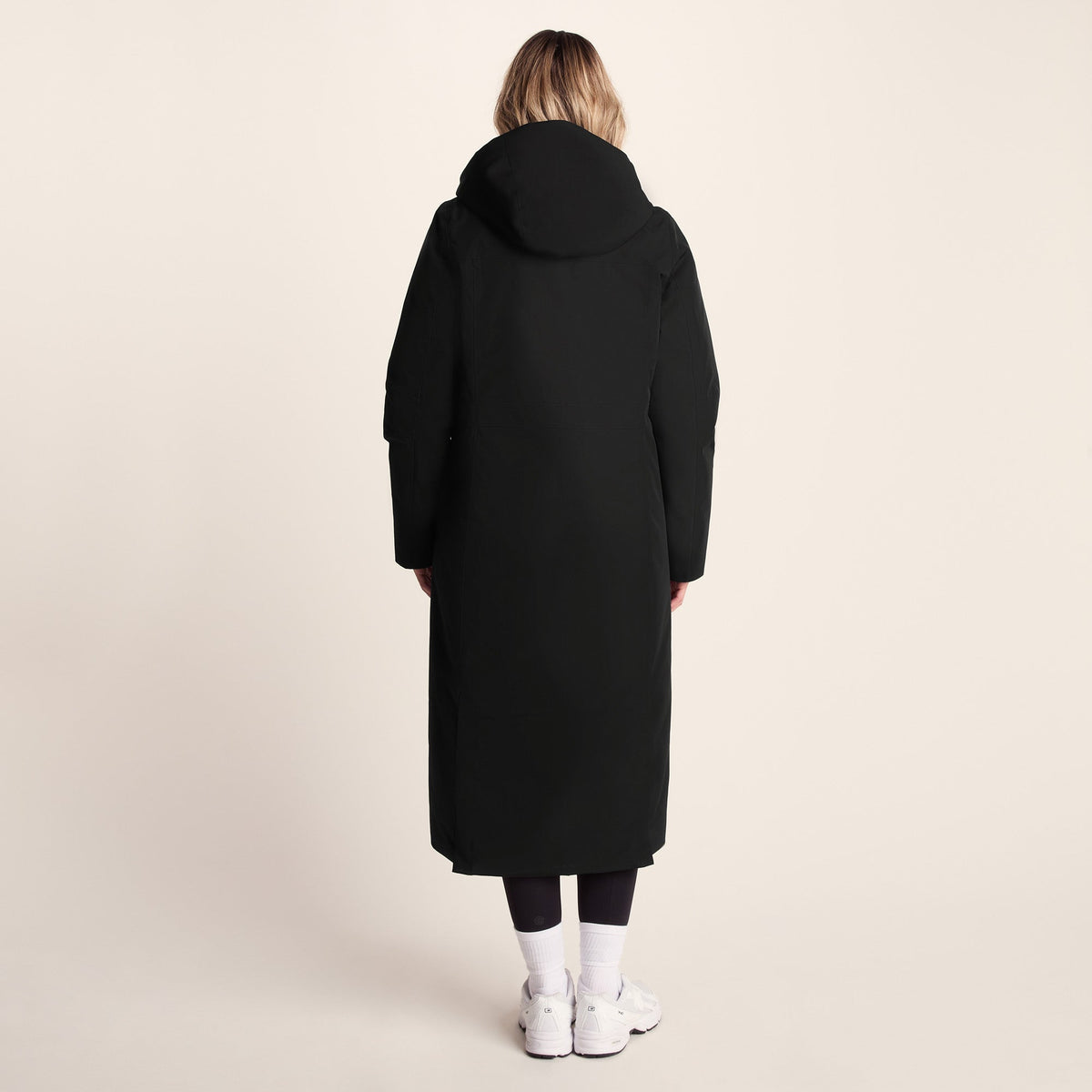 Uma Womens Waterproof Down Insulated Parka - Black - Image 7