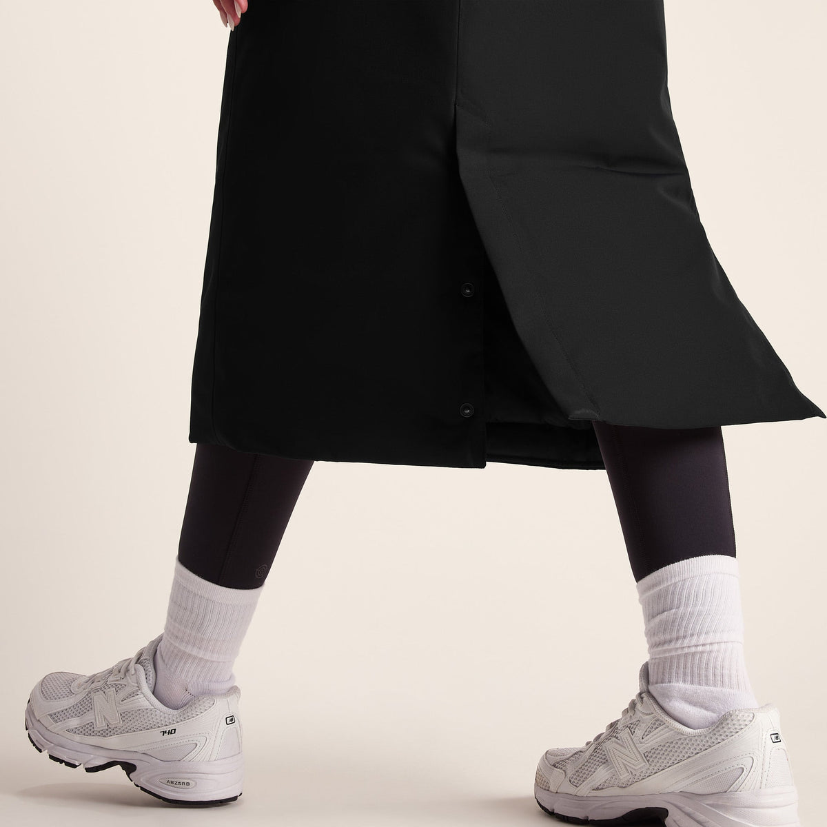 Uma Womens Waterproof Down Insulated Parka - Black - Image 11