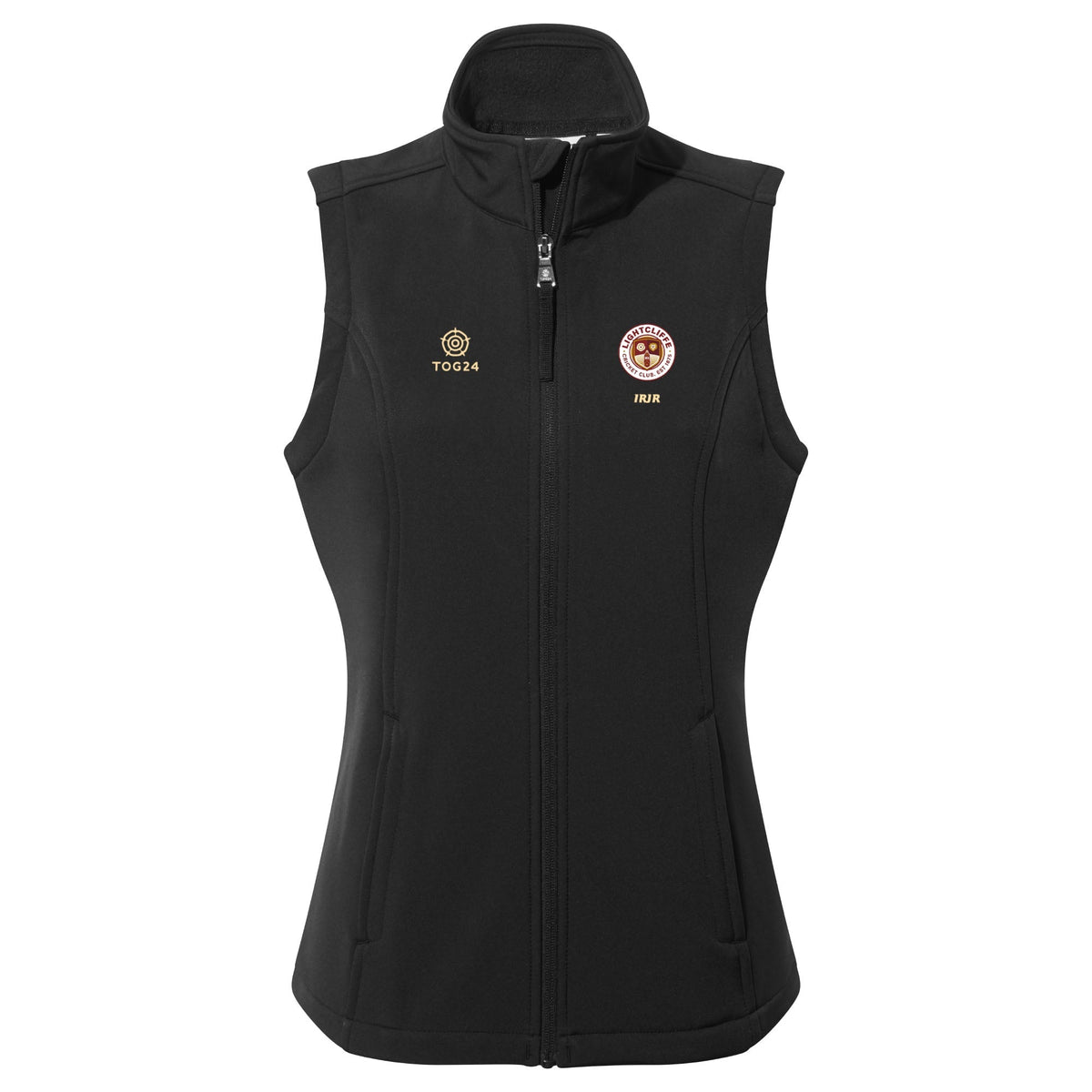 Lightcliffe CC Womens - Valley Softshell Gilet Black - Image 2