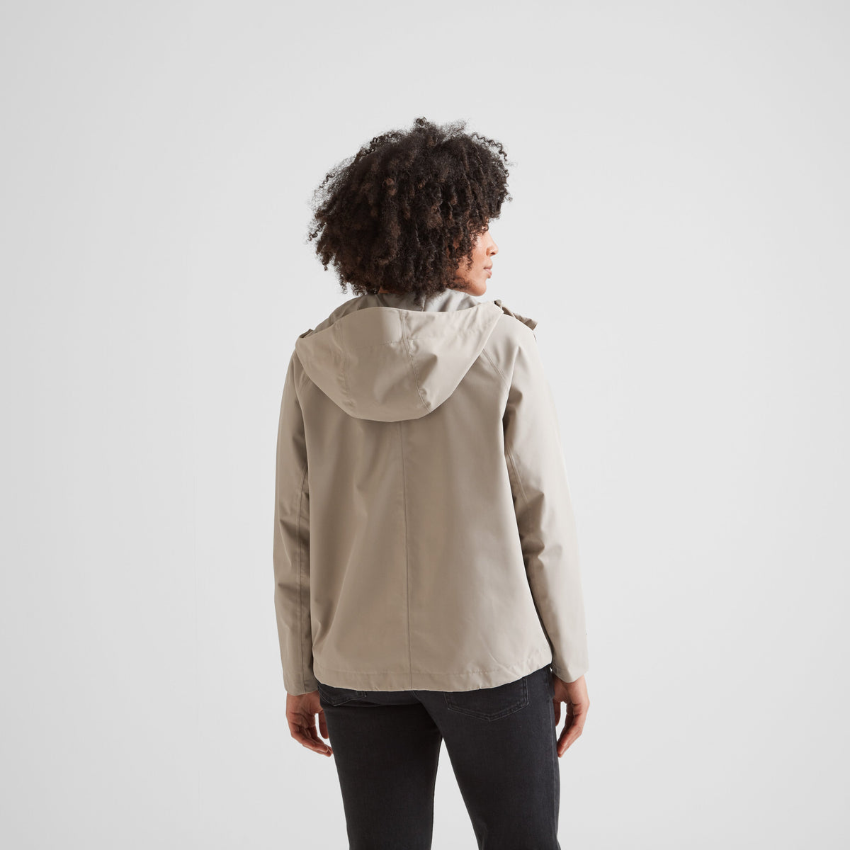 Vena Womens Waterproof Jacket - Dark Taupe - Image 4