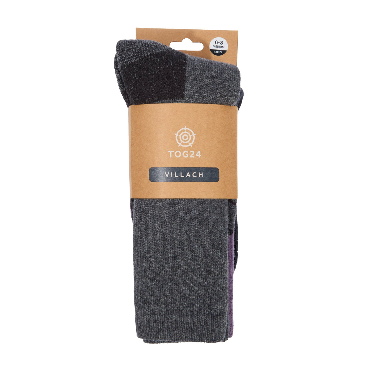 Villach 3 Pack Womens Trek Socks - Dark Indigo/Smokey Purple/Dk Grey Melange - Image 3