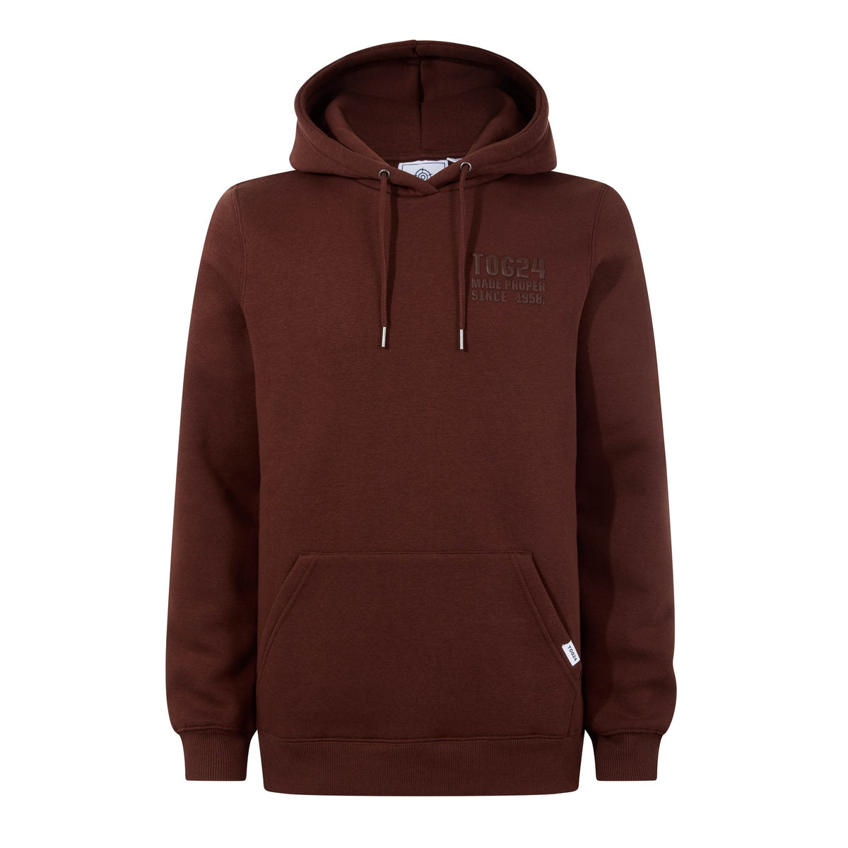 Whalley Mens Supersoft Hoody - Chestnut Brown - Image 7