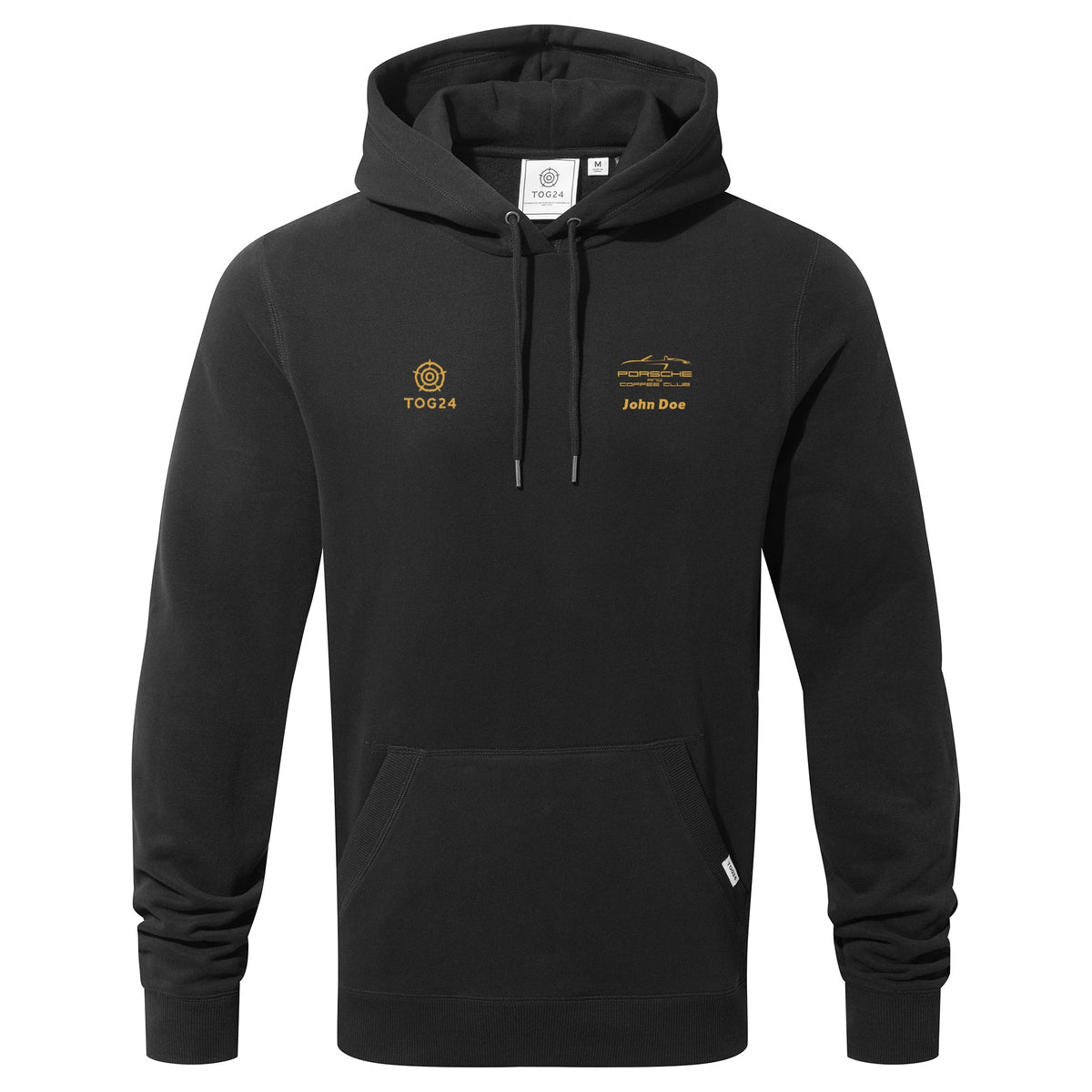 Porsche & Coffee Club Cabriolet Mens - Wyke Hoody Black
