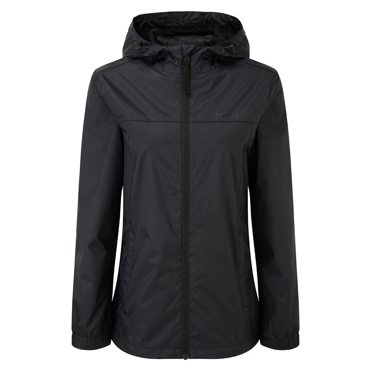 Craven Womens Waterproof Packaway Jacket - Black - Image 8
